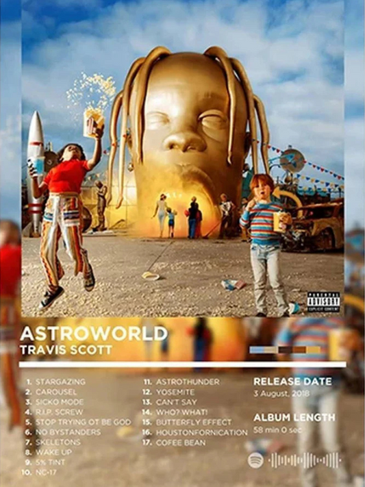 Travis Scott Album Covers
