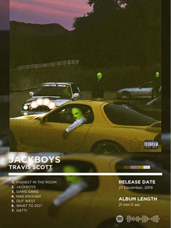 Travis Scott Album Covers